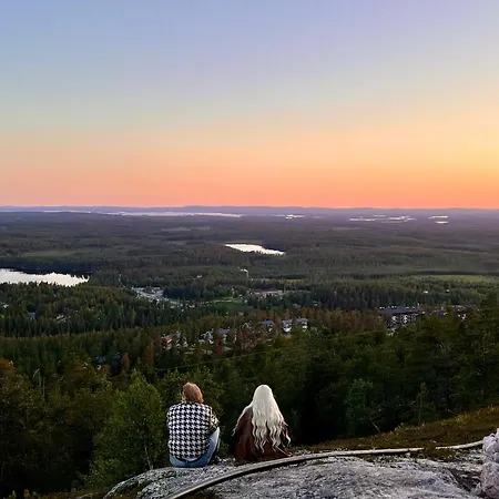 Aurora By The Slopes, Views, In, Hike & Xc-ski Trails - Lapland *