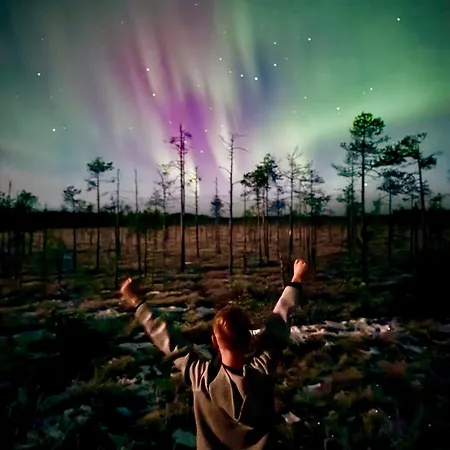 Aurora By The Slopes, Views, In, Hike & Xc-ski Trails - Lapland Daire *