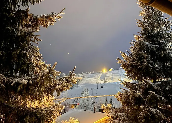 Aurora By The Slopes, Views, In, Hike & Xc-ski Trails - Lapland * Ruka